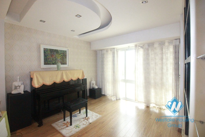 Spacious apartment for rent in P Tower, Ciputra, Hanoi